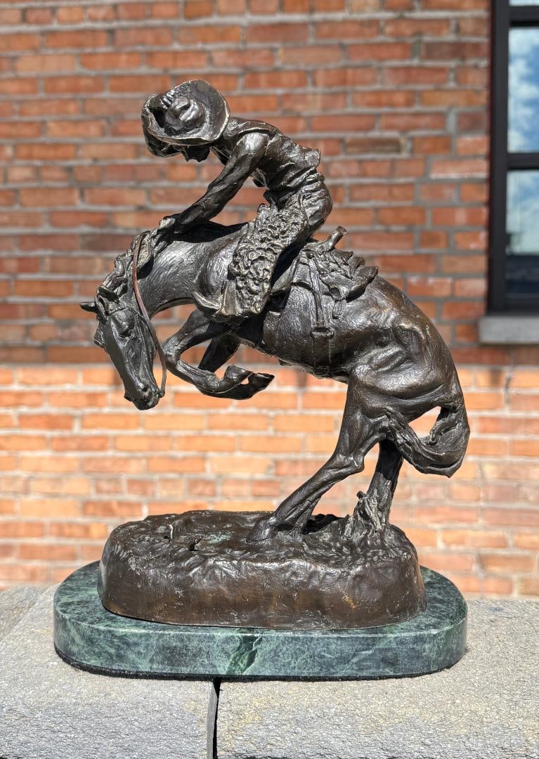 Frederic Remington The Rattlesnake Bronze (1 of 7)