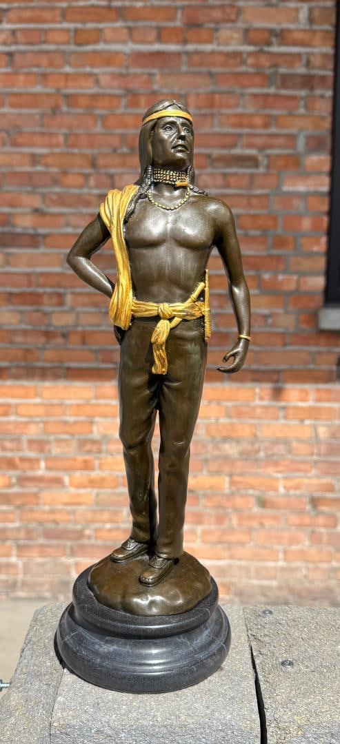 Fritz Bermann Native American Indian Bronze (1 of 8)