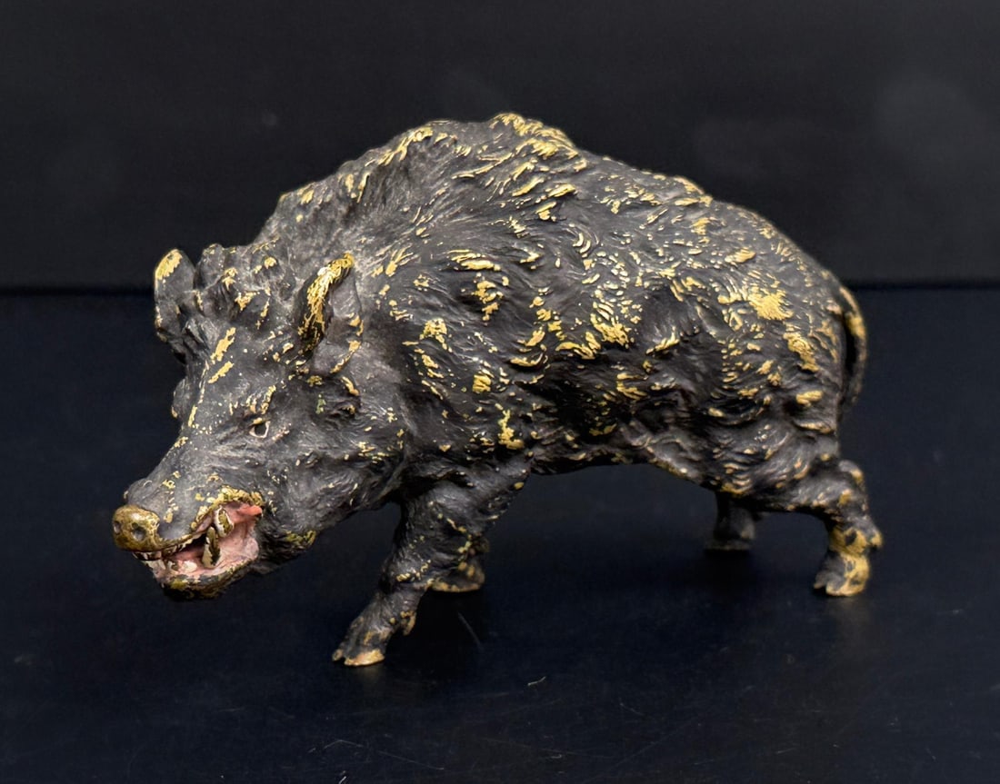 Franz Bergmann Vienna Bronze Wild Boar (1 of 6)