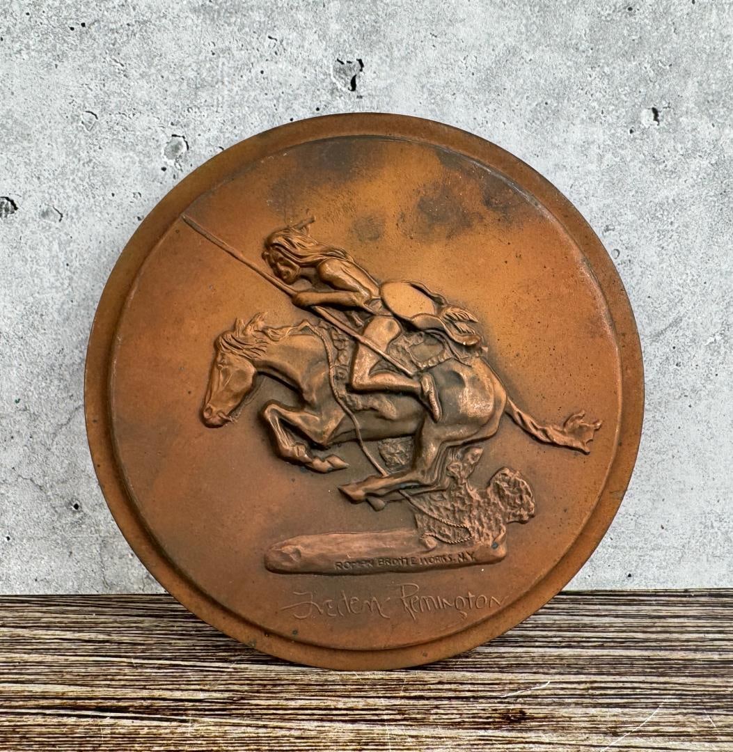 The Cheyenne Roman Bronze Works Remington Plaque (1 of 5)