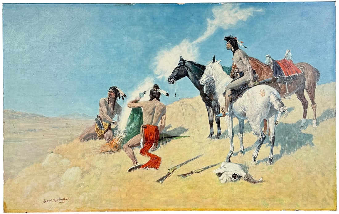 Frederic Remington The Smoke Signal Print (1 of 7)