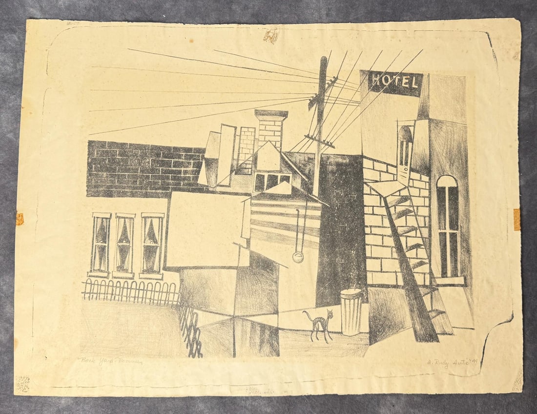 Rudy Autio Back Yard Bozeman Photogravure (1 of 5)