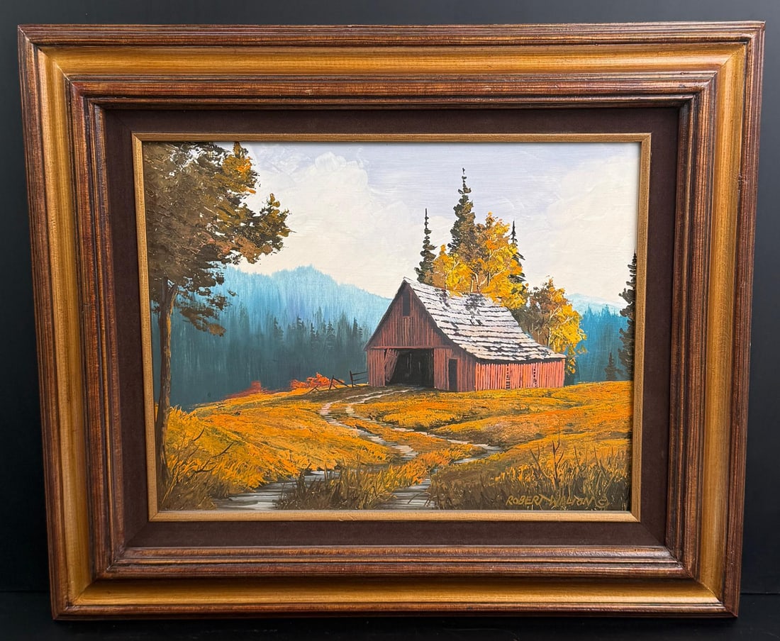 Robert Walton Autumn Farm Painting (1 of 6)