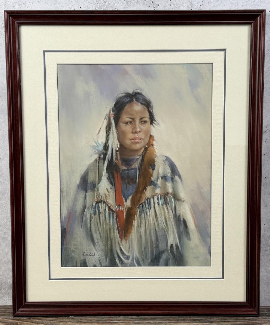 Patty Reid A Warriors Bride Pastel Drawing (1 of 5)