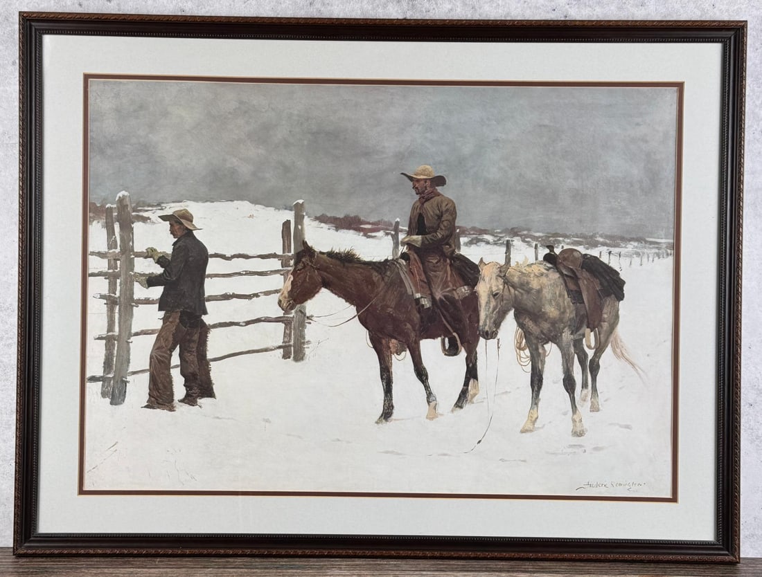 Frederic Remington The Fall of the Cowboy (1 of 4)