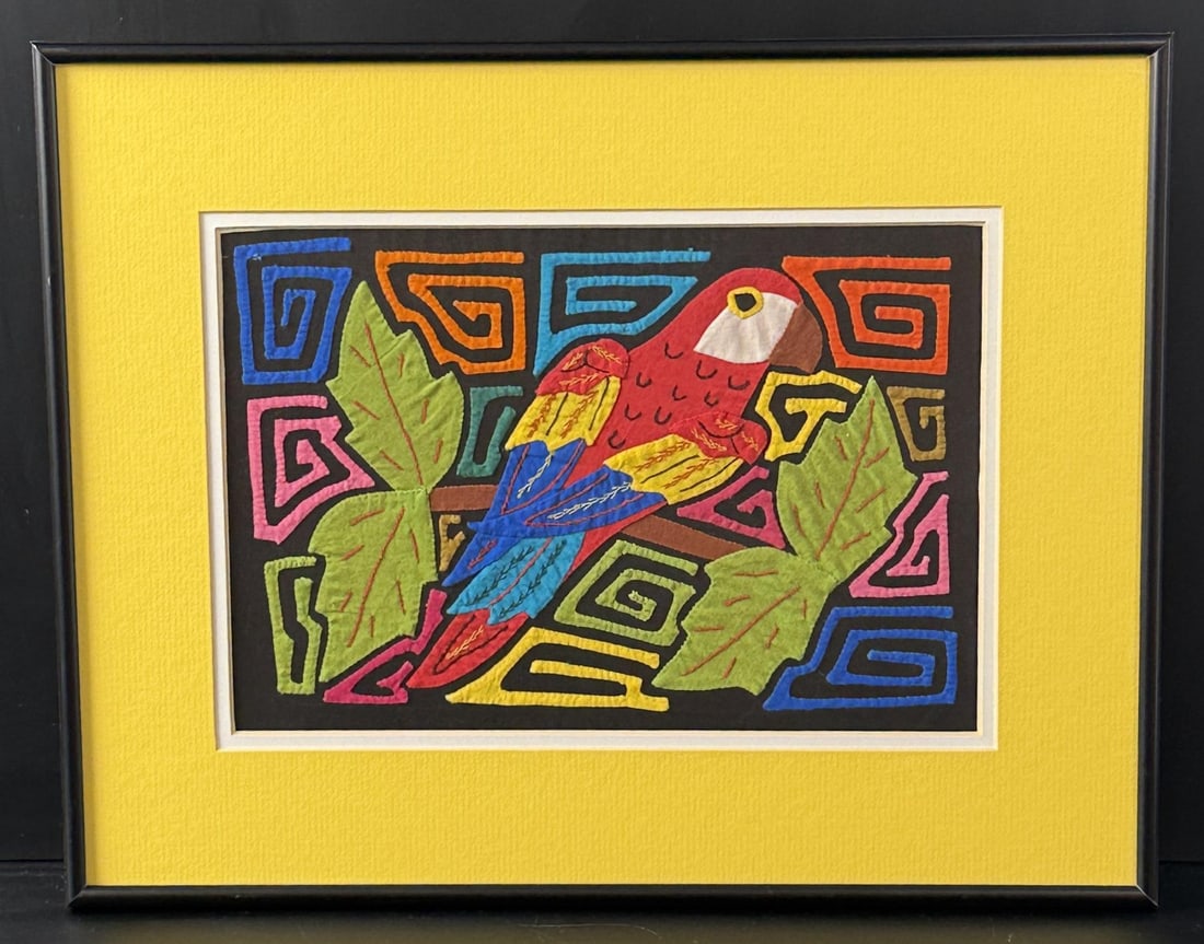 Panama Hand Stitched Kuna Mola Textile (1 of 3)