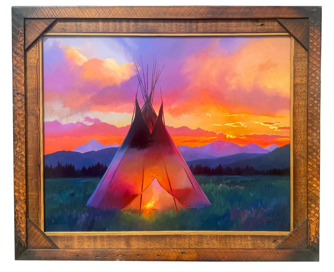 Colt Idol Prairie Lights Painting (1 of 5)