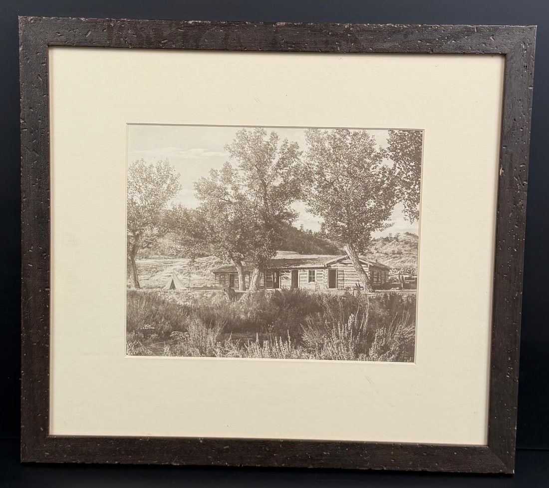 Laton Alton L.A. Huffman Montana Collotype (1 of 5)