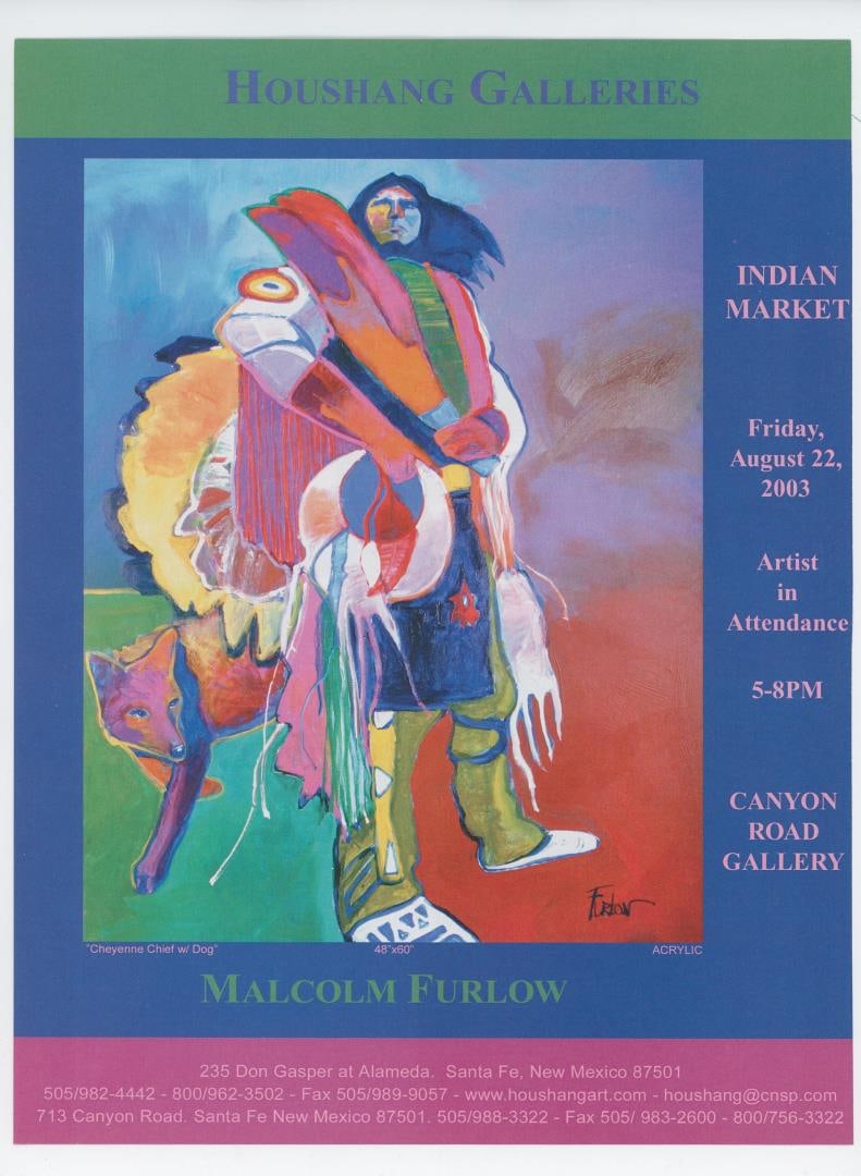Malcolm Furlow Gallery Poster: Houshang Galleries.