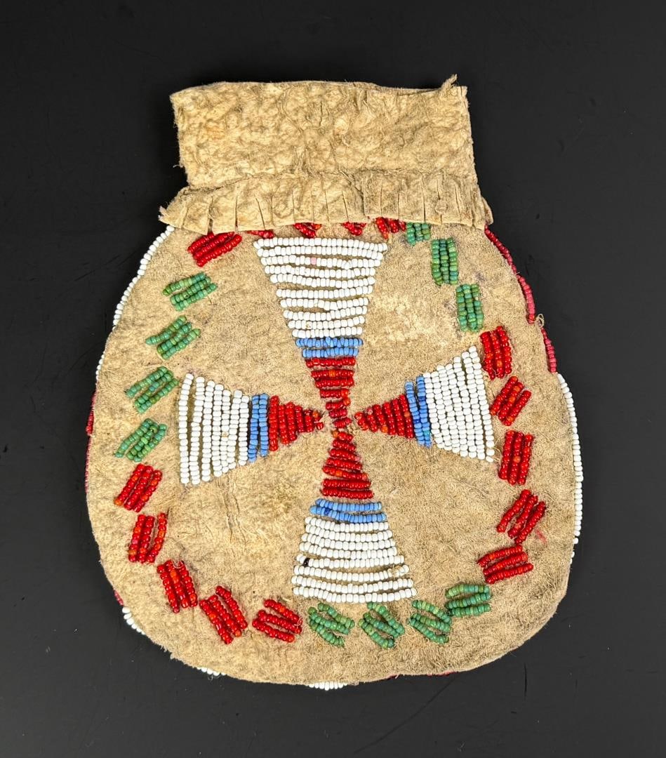 Apache Native American Indian Beaded Bag
