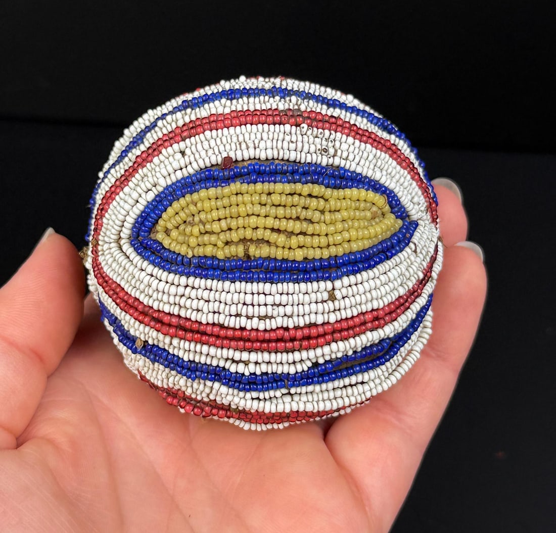 Sioux Native American Indian Game Ball (1 of 7)