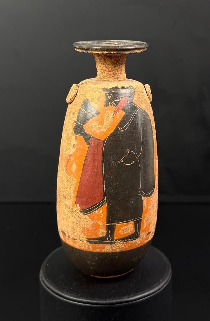 Grand Tour Period Greek Attic Black Alabastron (1 of 6)