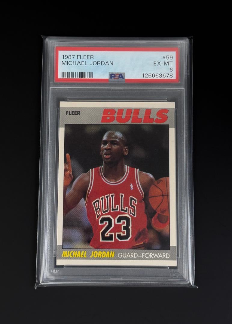 1987 Fleer Michael Jordan #59 PSA 6 Card (1 of 3)