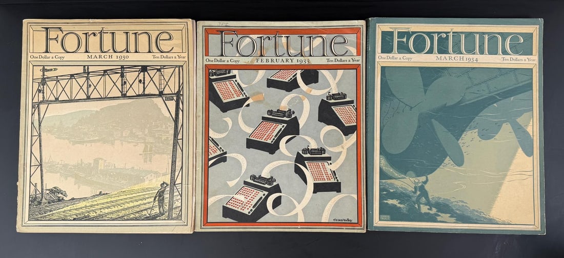 1930 1933 1934 Fortune Magazines (1 of 6)