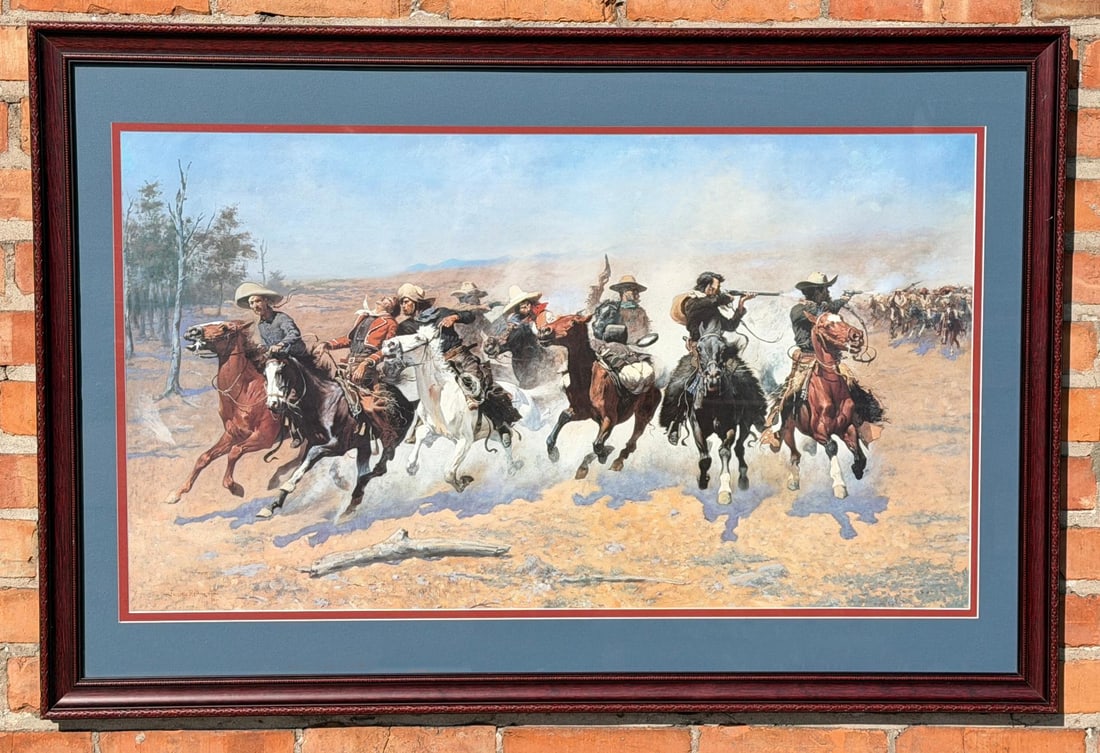 Frederic Remington A Dash for the Timber Print (1 of 4)
