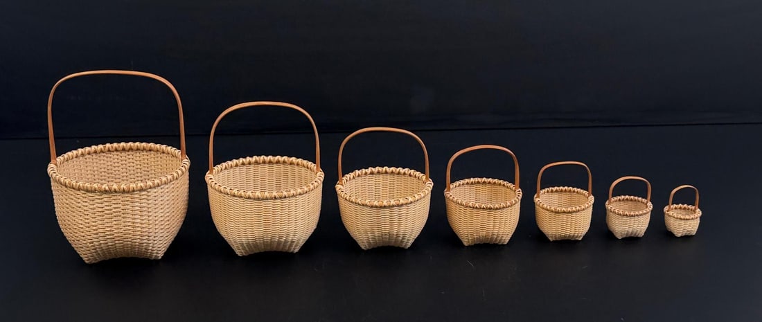 Nested Nantucket Graduated Basket Set - 3