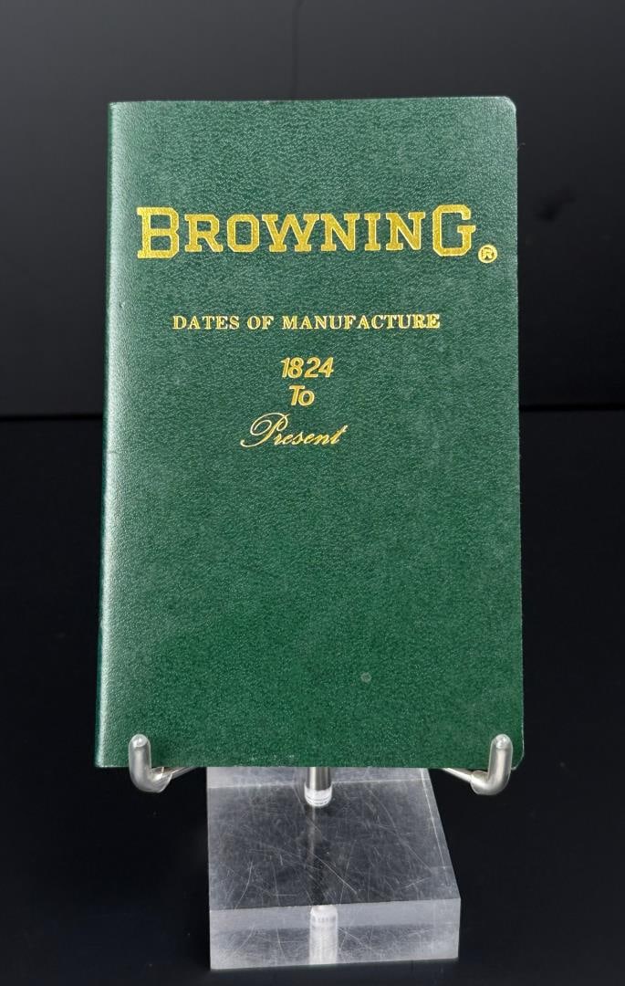 Browning Dates of Manufacture 1824 to Present: 1988
