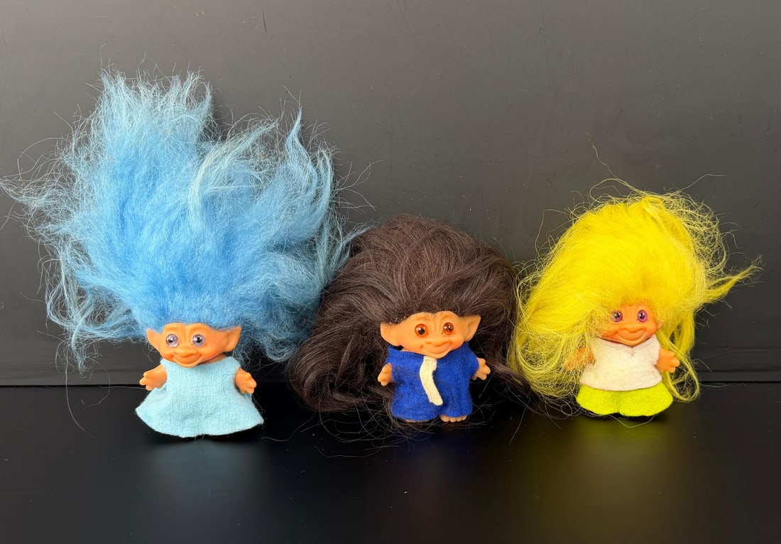 Collection of DAM Troll Dolls: Nice grouping