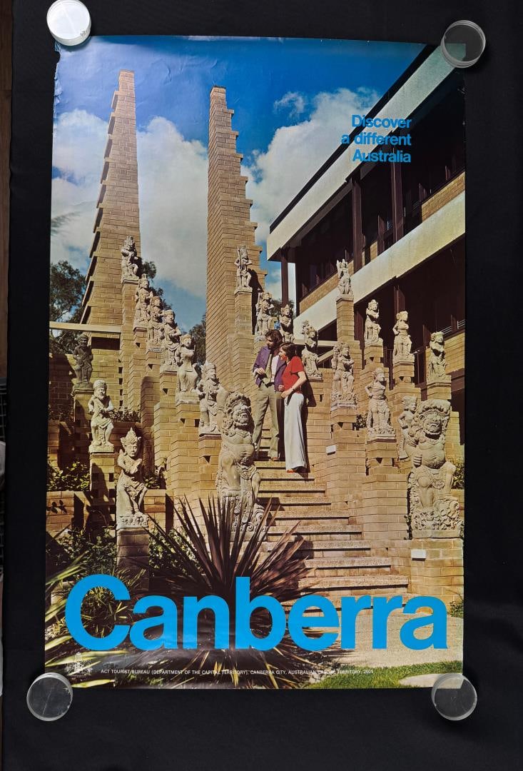 Canberra Australia Travel Poster: 25" by 39"
