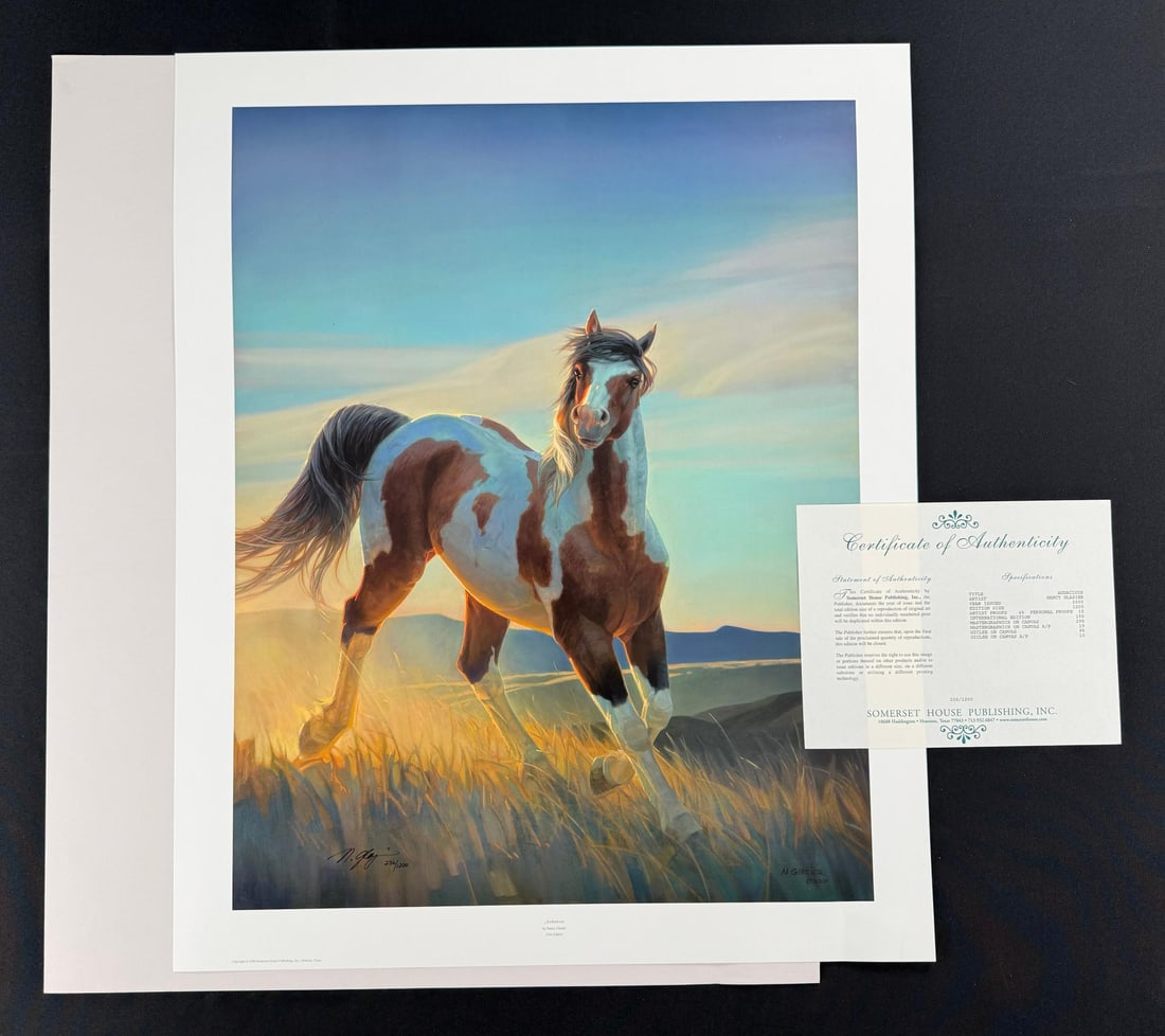 Nancy Glazier Audacious Print: Signed and Numbered. 26" by 32".
