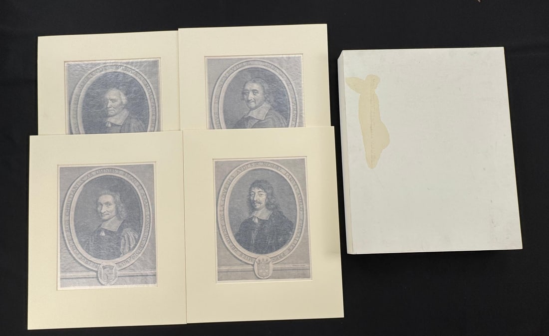 Robert Nanteuil Engravings: 12 1/2" by 16" in matte.