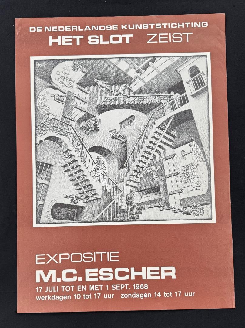 M.C. Escher Slot Zeist Exhibition Poster: 17" by 23 1/2"