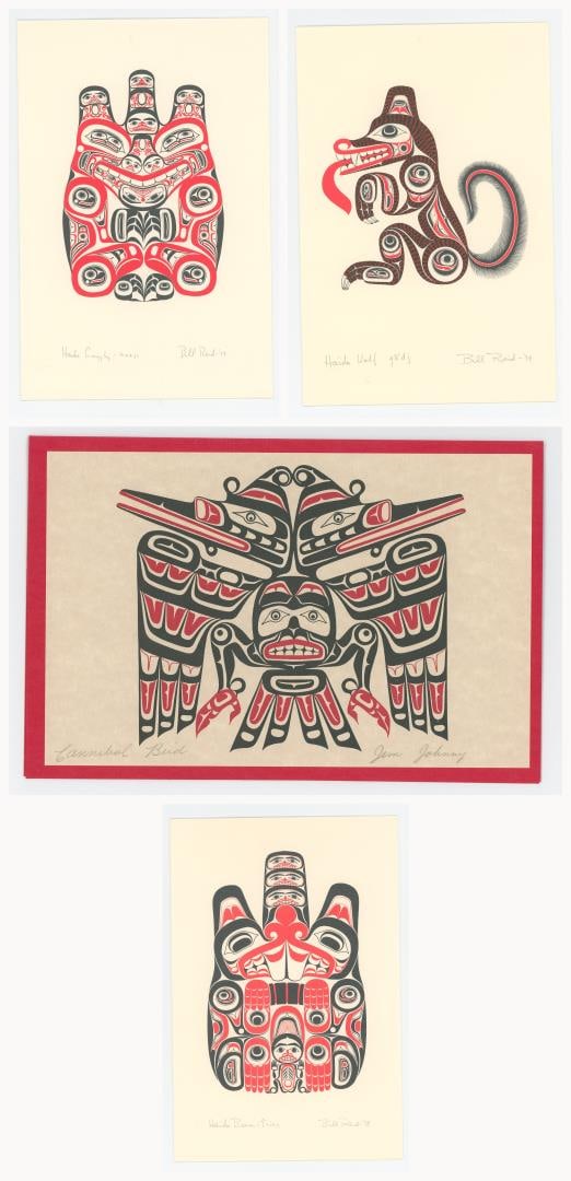 Bill Reid Northwest Coast Serigraph Prints: Nice grouping