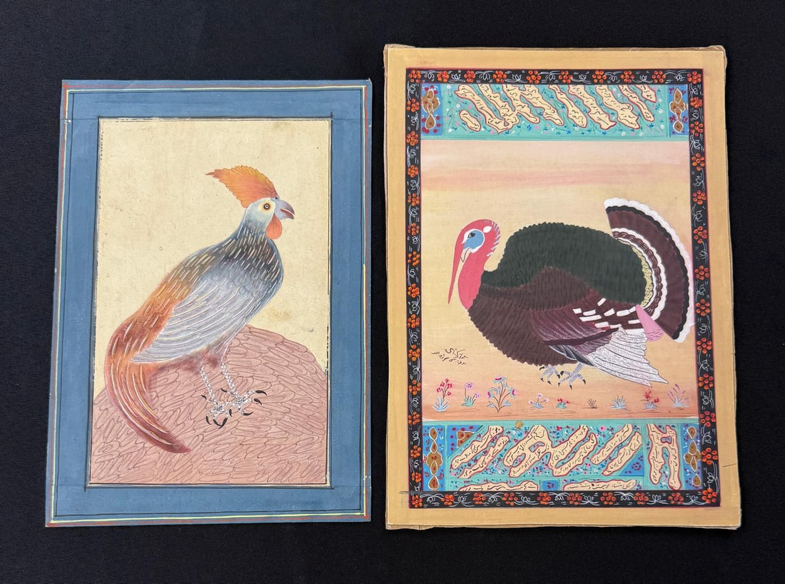 Mughal Persian Paintings: Nice grouping