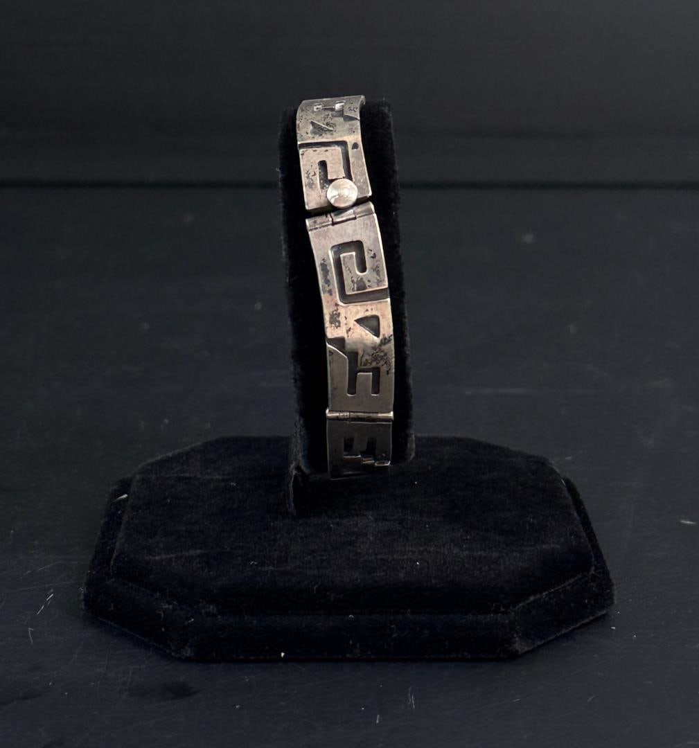 Taxco Mexico Sterling Silver Bracelet (1 of 6)