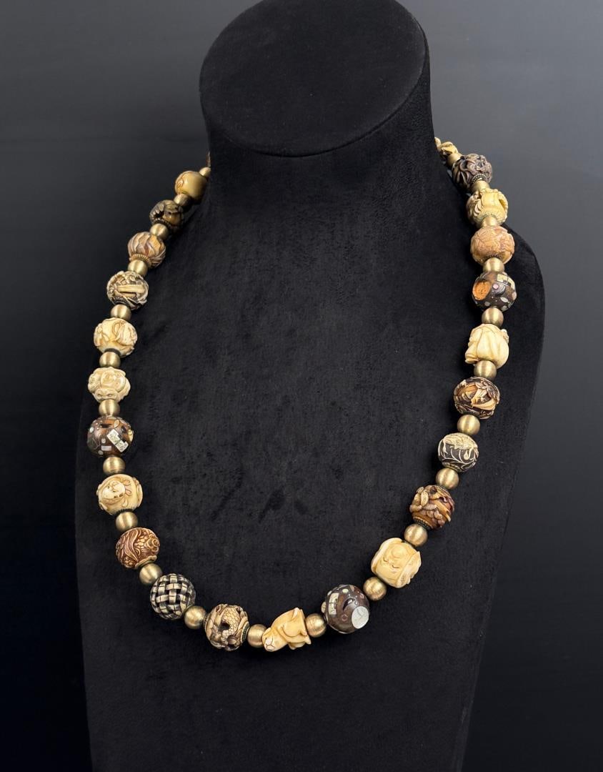 14k Gold Ojime Necklace Montana Residents Only (1 of 9)
