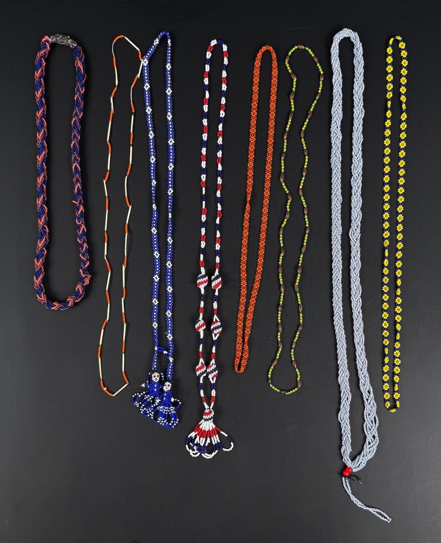 Native American Indian Bead Necklaces (1 of 6)