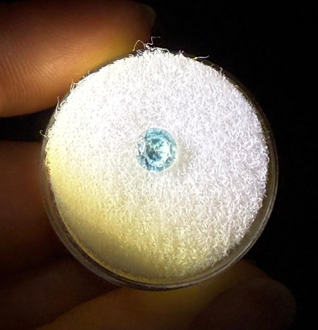 .75ct Unheated Blue Montana Sapphire: .75ct weight