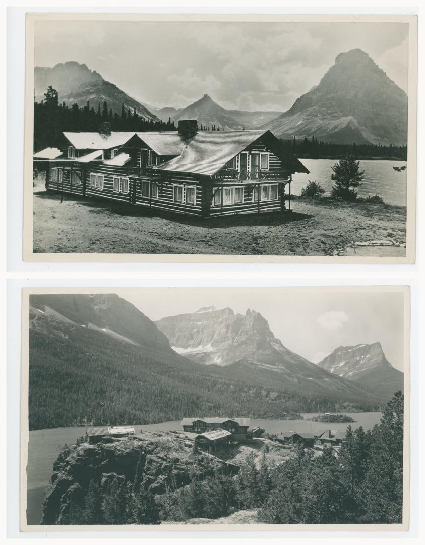 Going to the Sun Glacier National Park Photos: T.J. Hileman Photographer. Going to the Sun Chalets. 7" by 11"