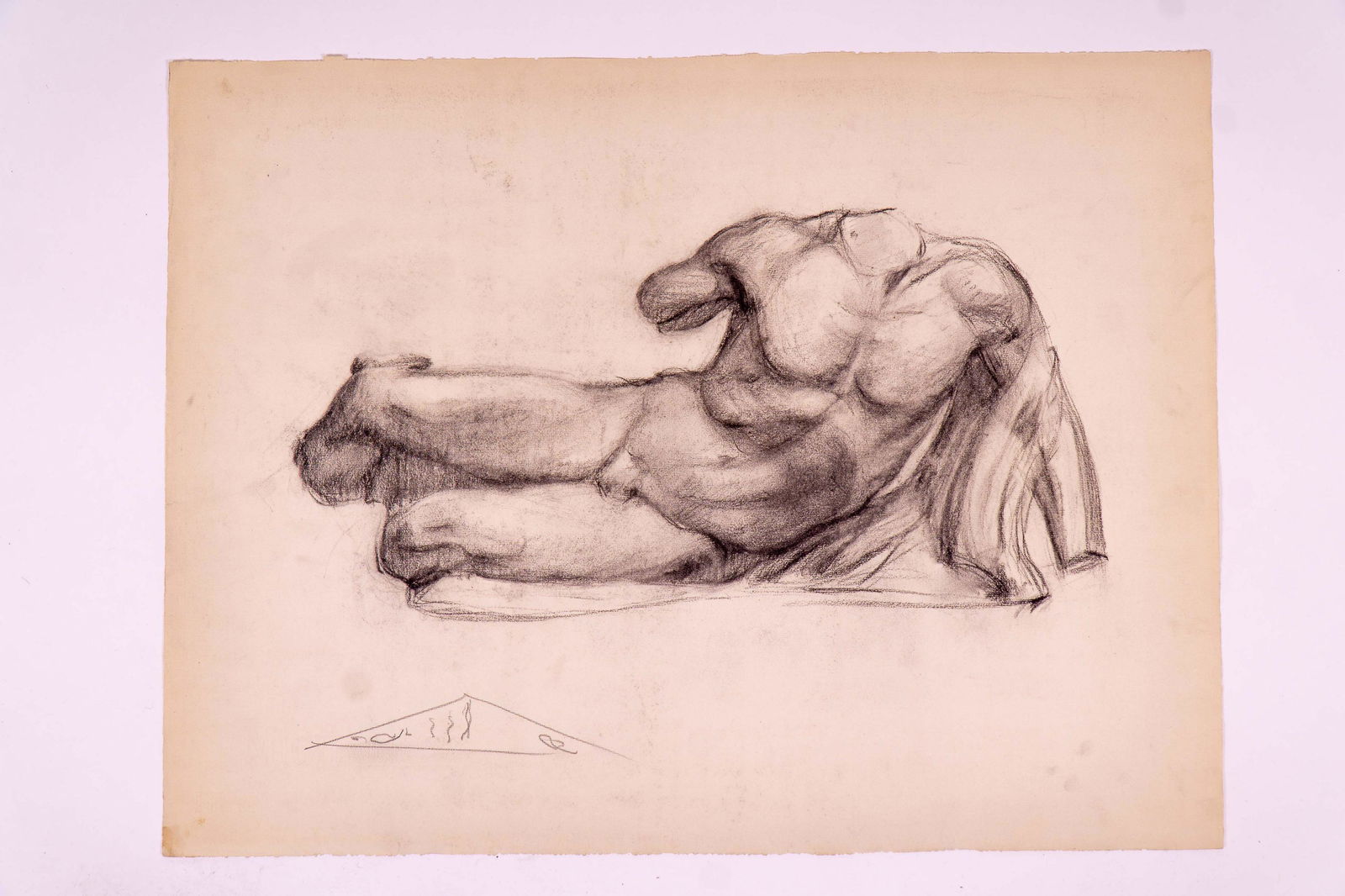 Sketch of a Headless Classical Statue (1 of 2)