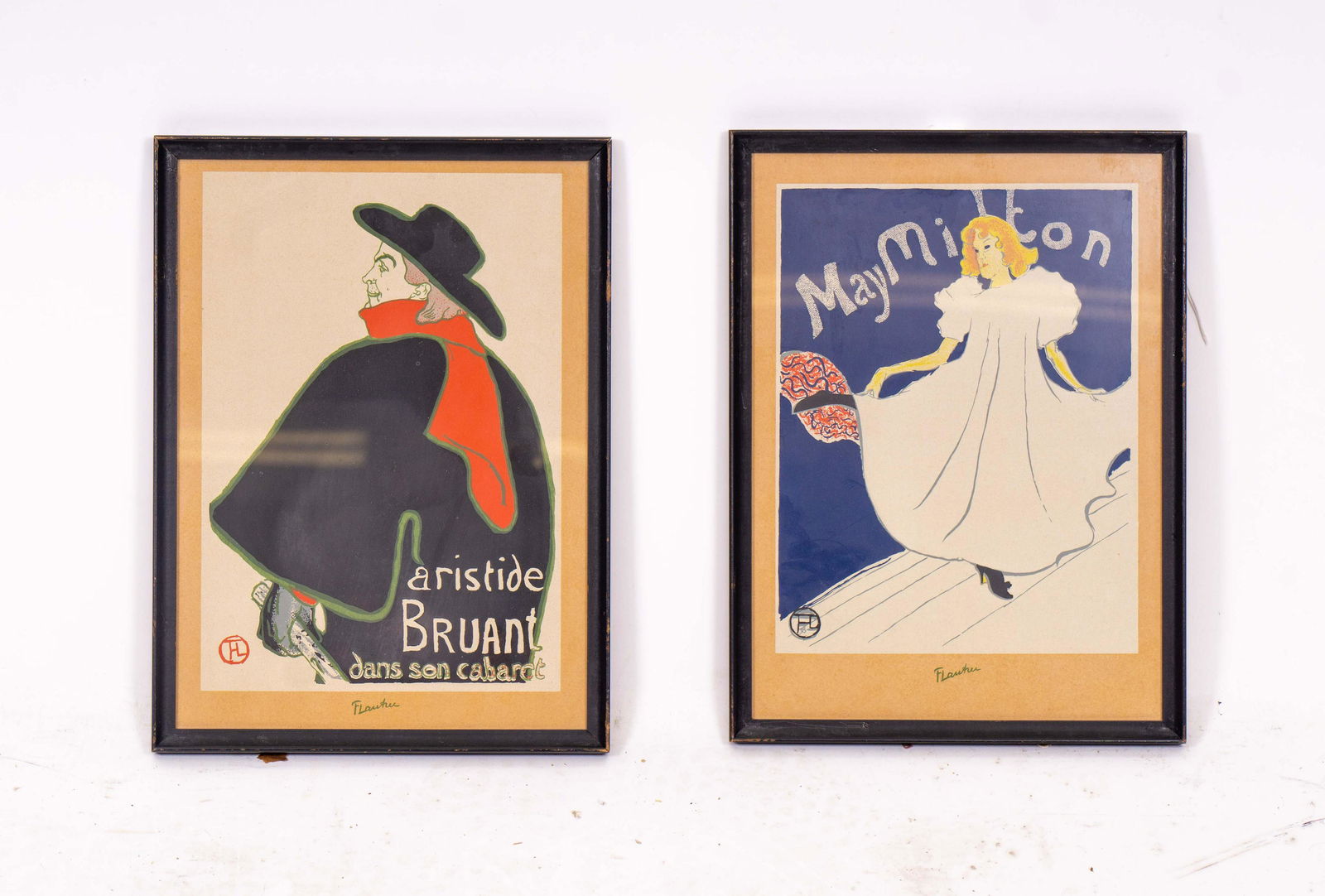 Pair of French Poster Prints Designed by (1 of 5)