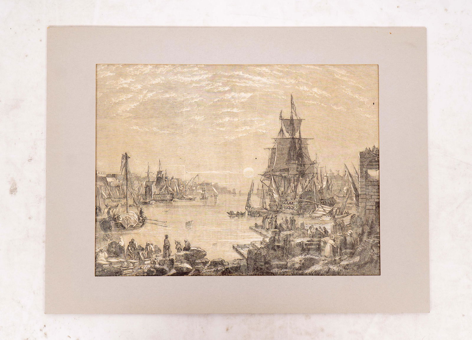 Antique Engraving of John Wilson Carmichael Painting (1 of 3)