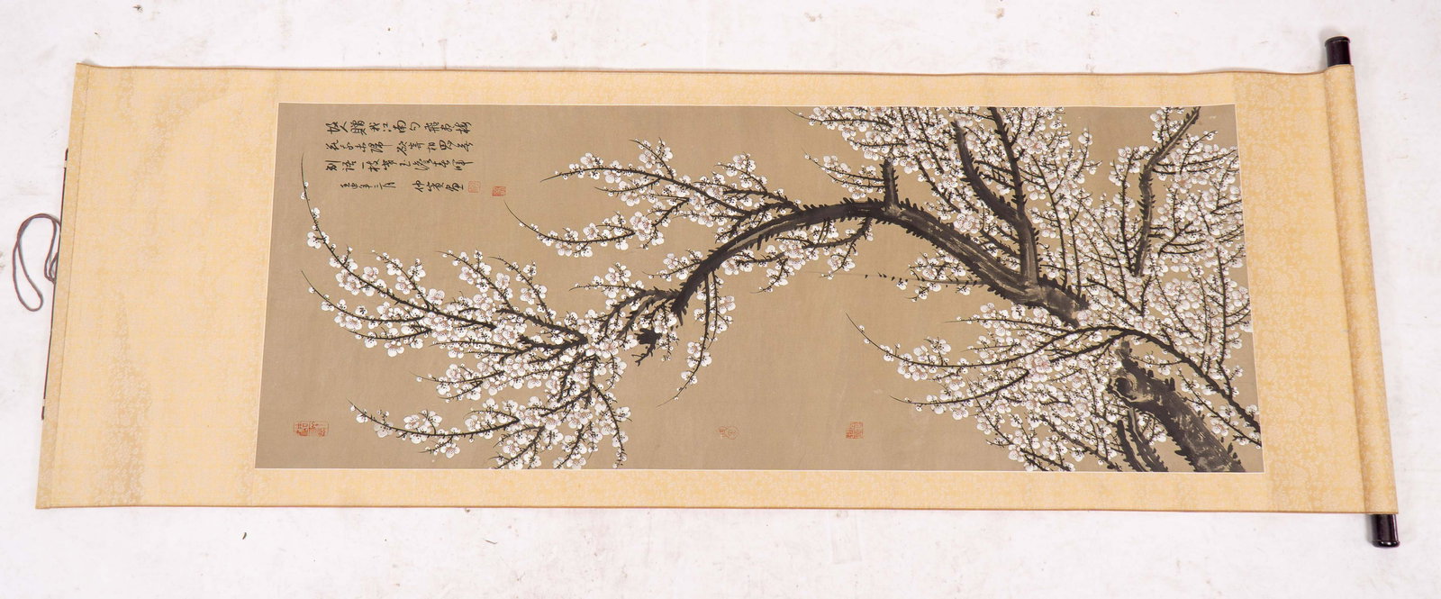 Japanese Cherry Blossom Print on Hanging Panel (1 of 4)