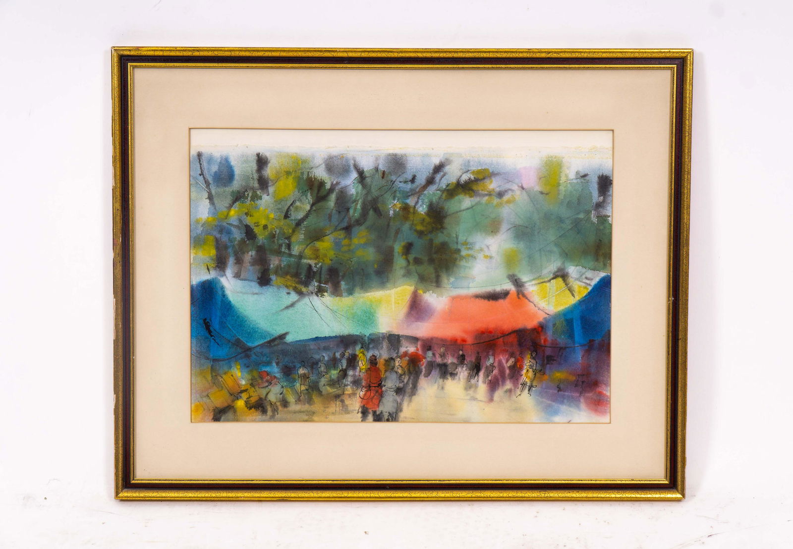 Colorful Abstract Impressionist Print (1 of 2)