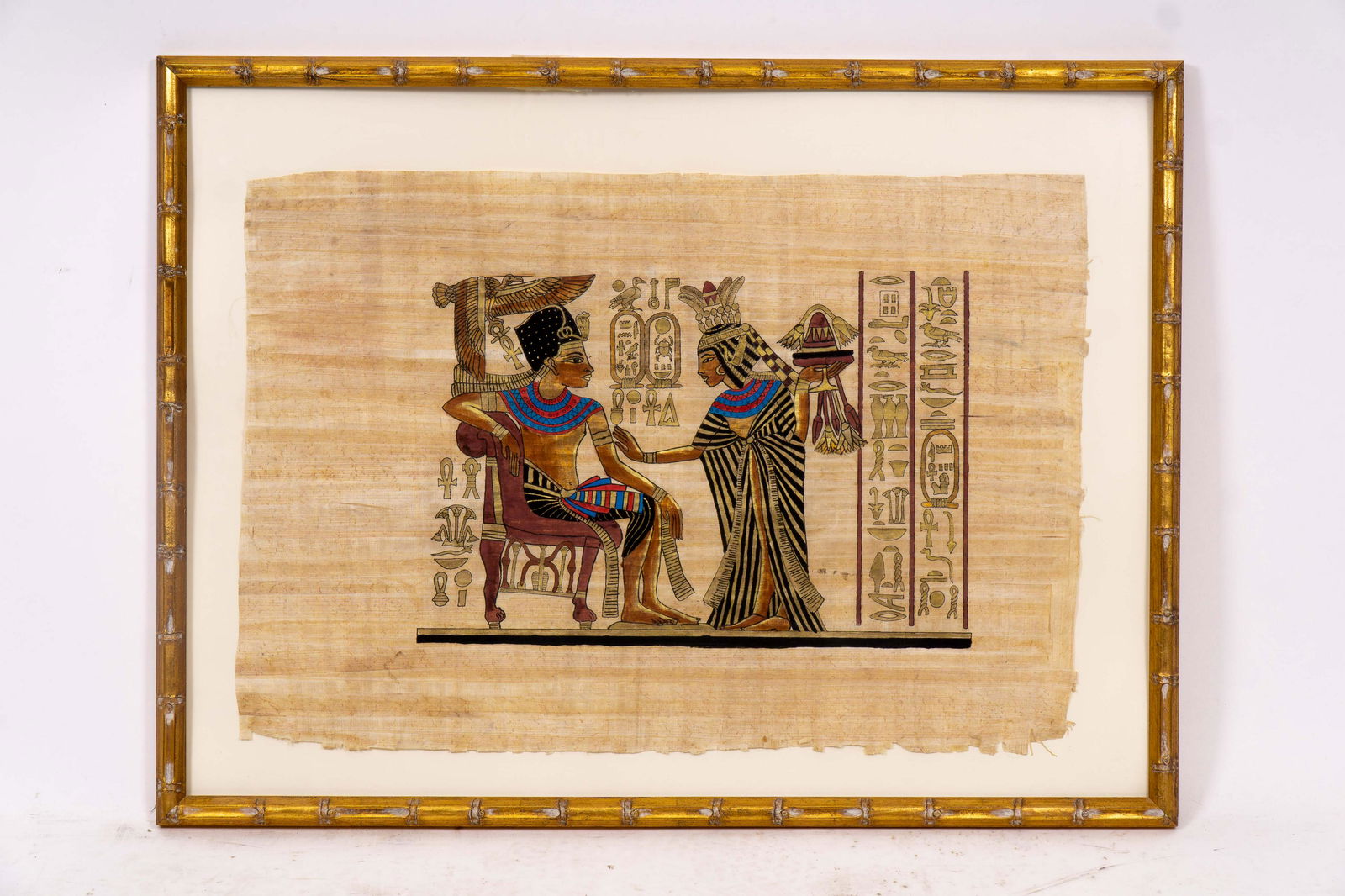 Egyptian Print on Papyrus (1 of 3)