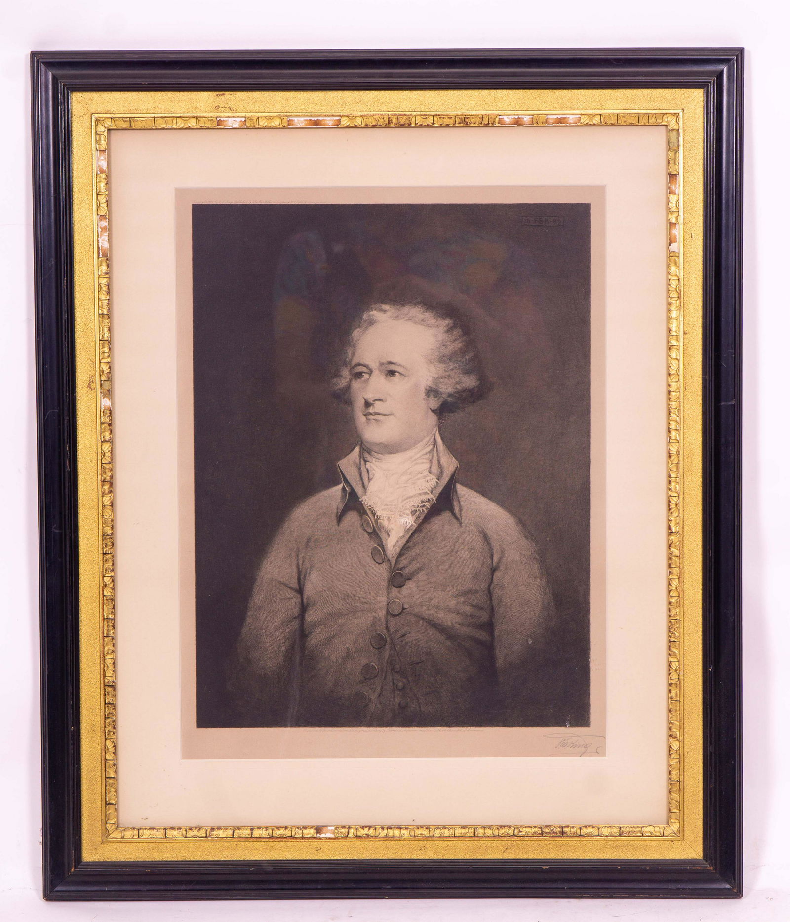 Signed Antique Engraving by T.S. King of a Portrait of (1 of 5)