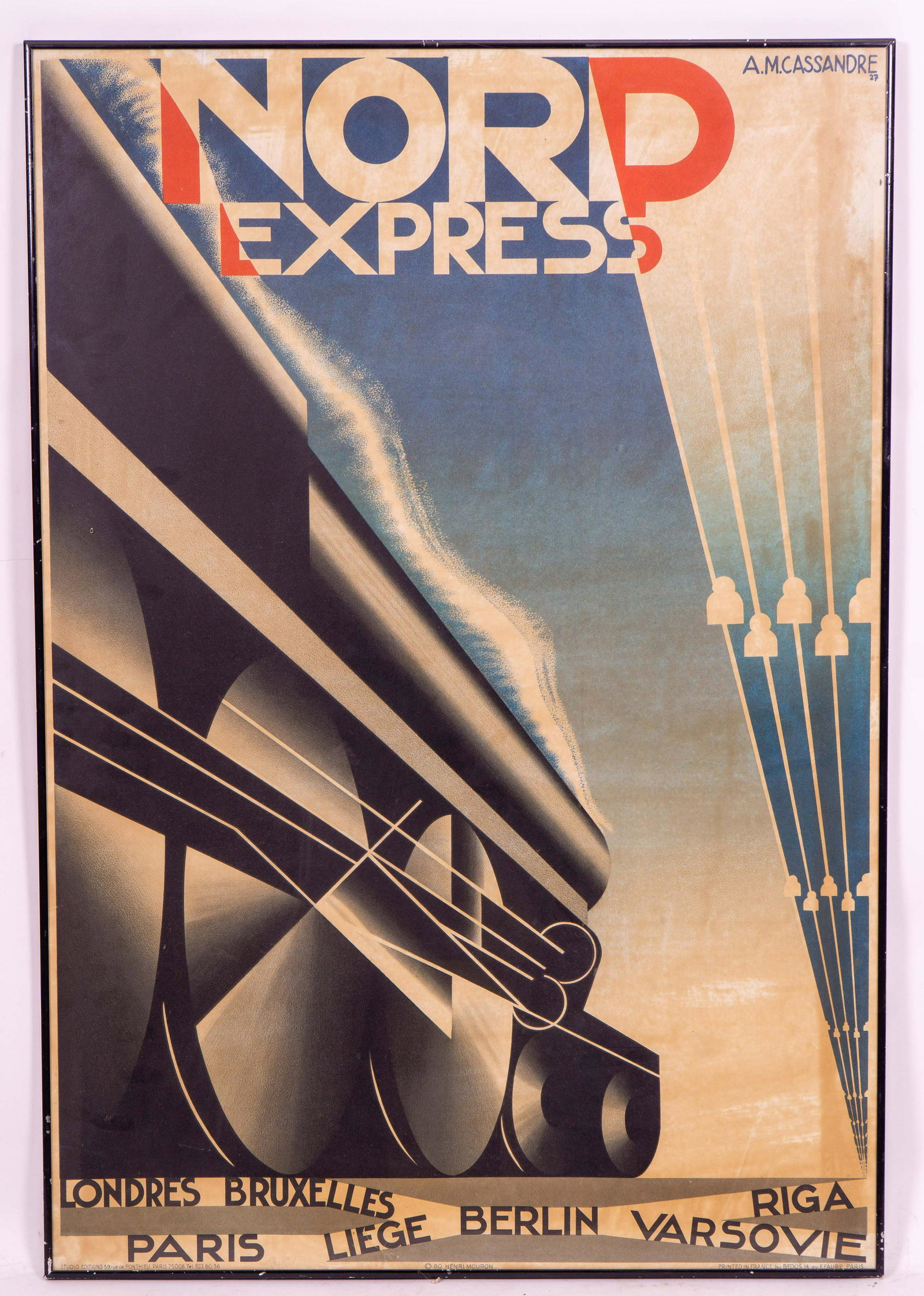 Vintage French Poster for the European 'Nord Express' (1 of 6)