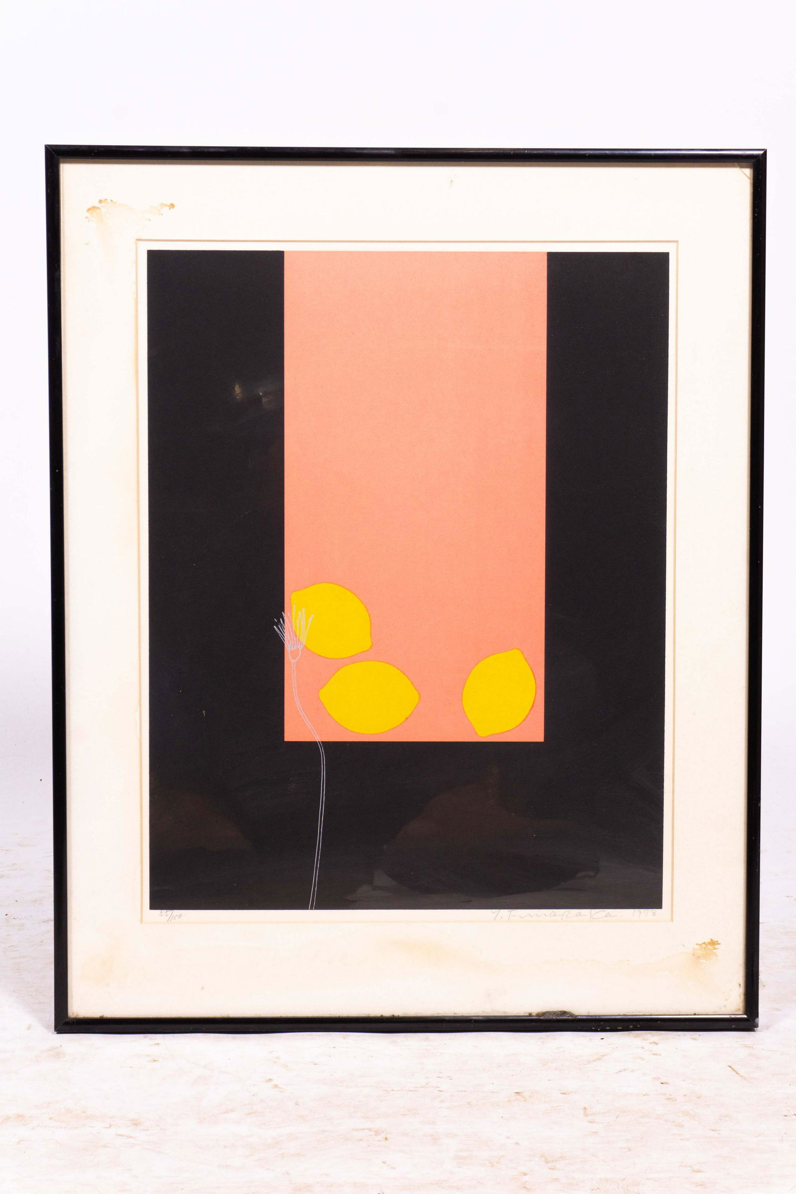 Signed Limited Edition Vintage Print 'Lemon 347' By (1 of 5)