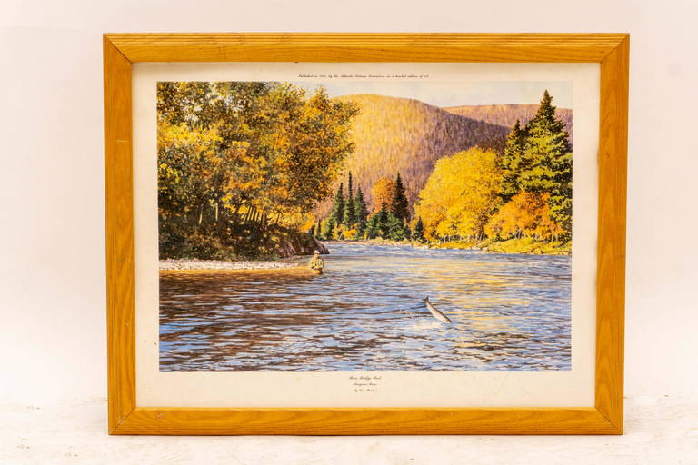 Vintage Limited Edition Print Of Ross Bridge Pool By