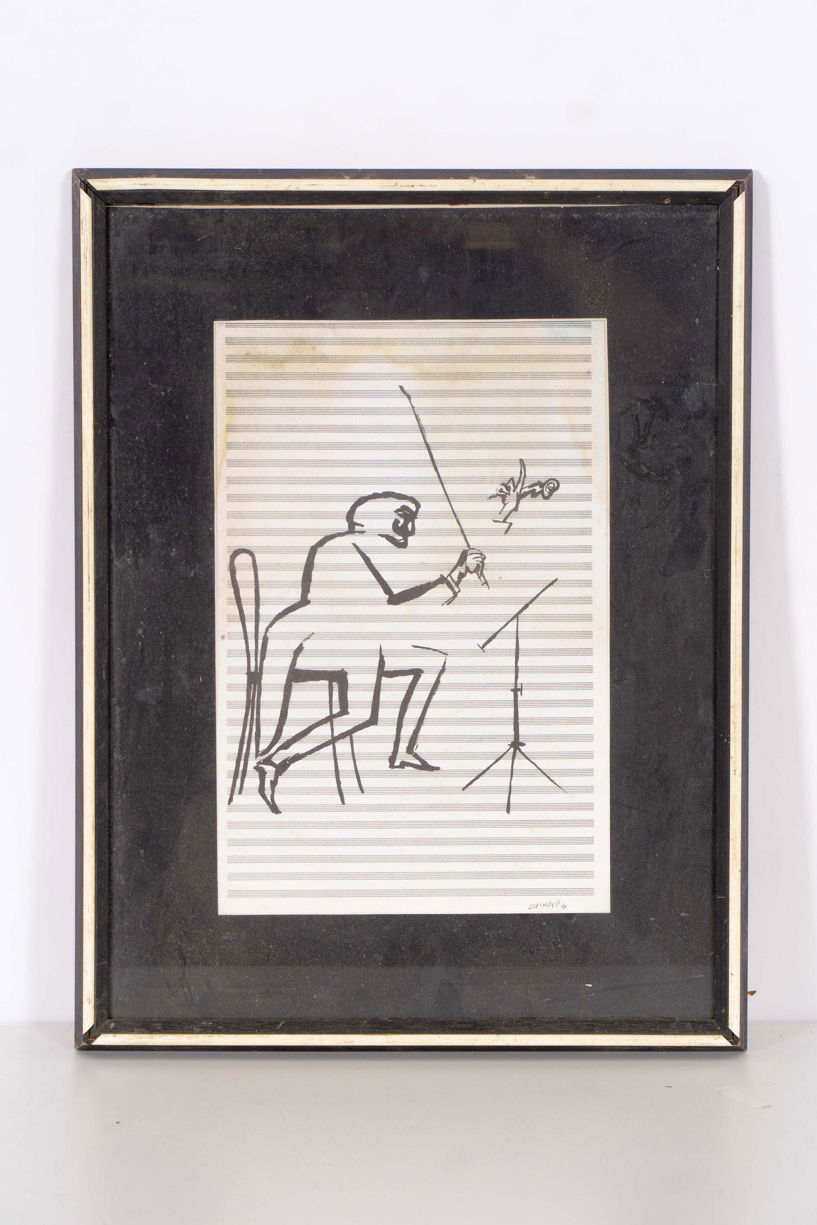 Signed Saul Steinberg Sketch (1 of 5)