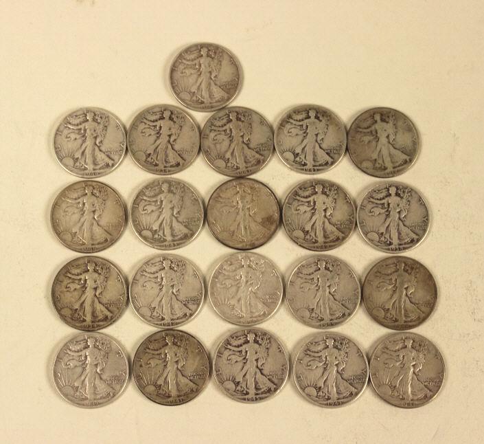 21 -  Walking Liberty Halves (1 of 4)