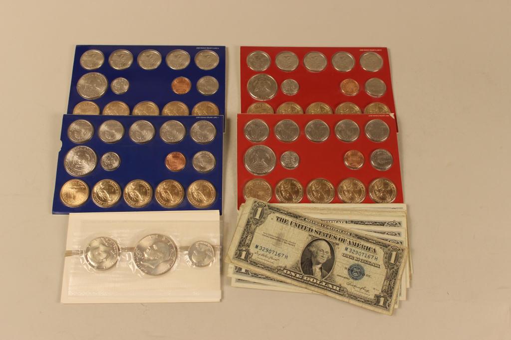 5 - U.S. Mint Coin Sets  & U.S. Currency (1 of 3)