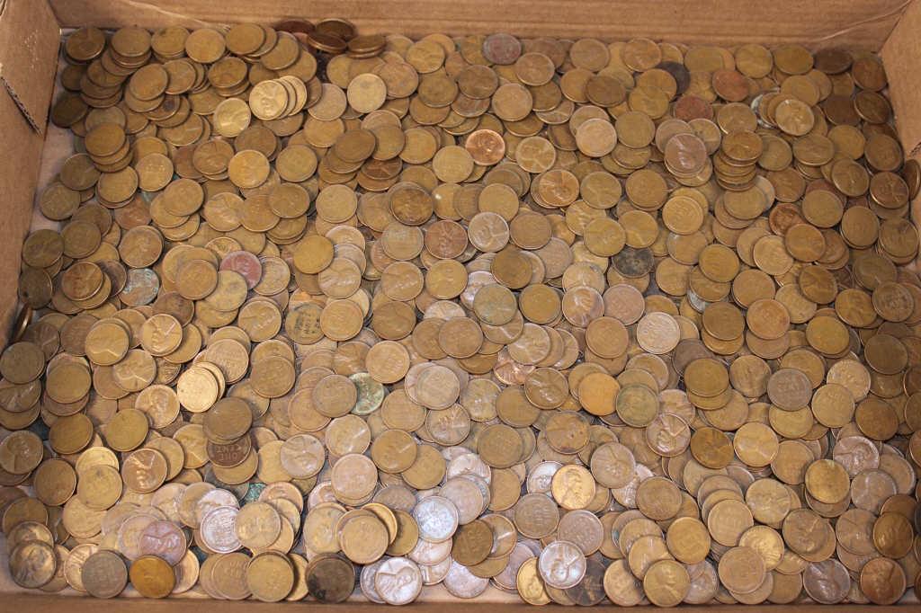 Wheat & Zinc Penny Lot (1 of 4)