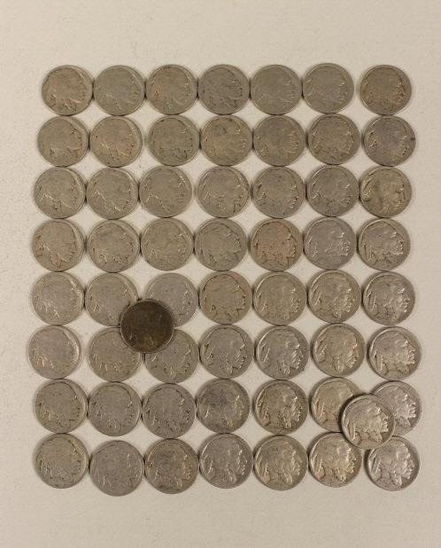 39 - Indian Head Buffalo Nickels (1 of 5)