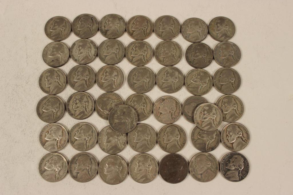 44 -  Silver Jefferson War Nickels (1 of 2)