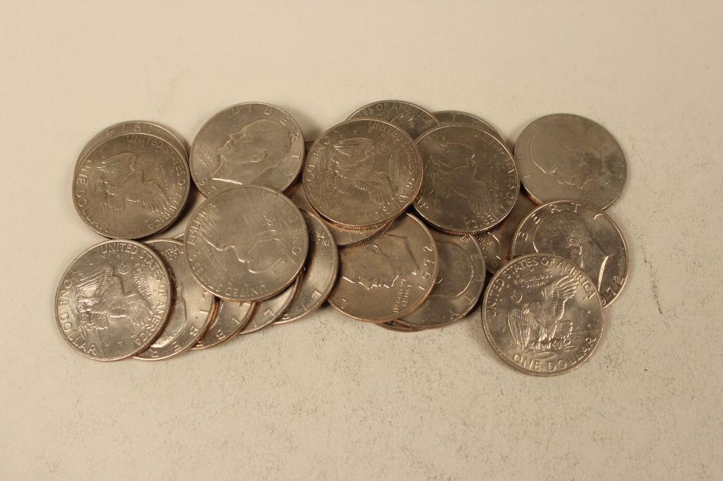 $33 Face Value Eisenhower Dollars (1 of 3)